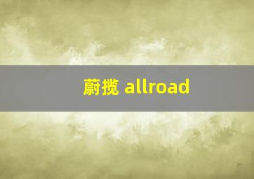 蔚揽 allroad